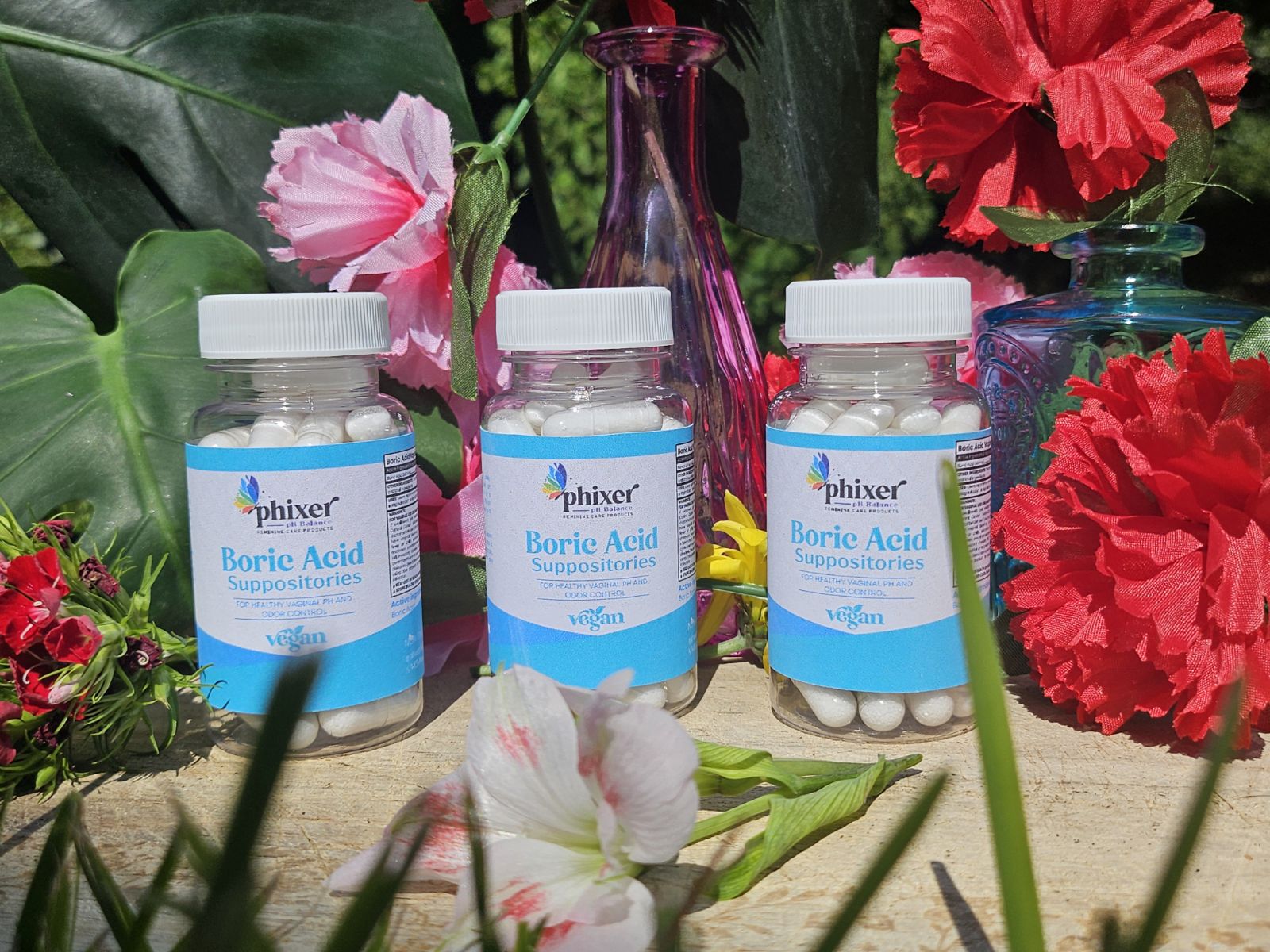 Phixer ph balance boric acid suppositories